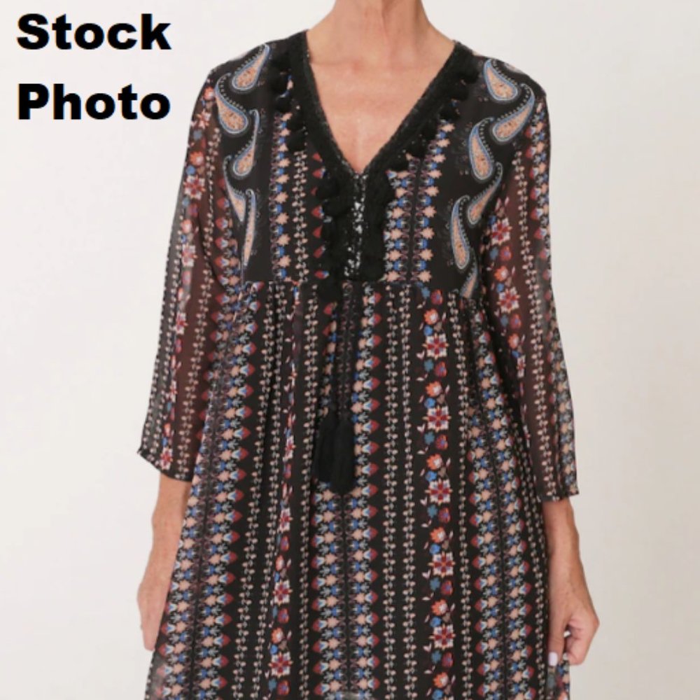 Celestial Blue Petra Tunic - Size XS